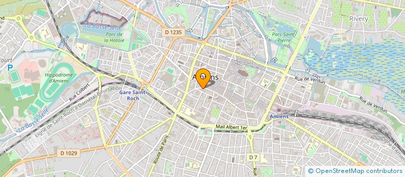 localisation de l'entreprise SARL TEDD-CAMAIEU  AMIENS