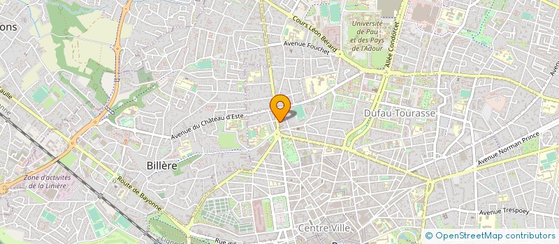 localisation de l'entreprise SARL TEDDY à PAU