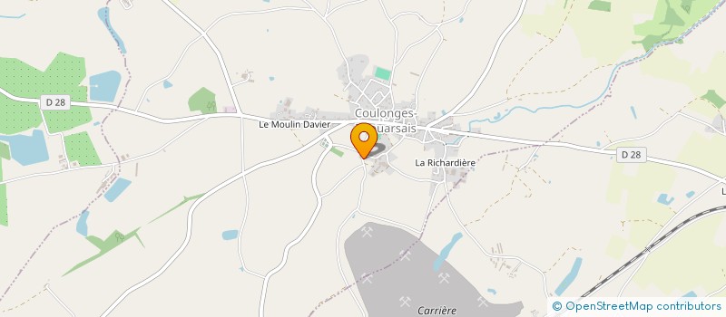 localisation de l'entreprise SARL TEDGE  LUCHE-THOUARSAIS