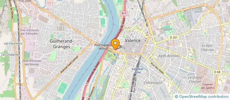 localisation de l'entreprise SARL TEECOM à VALENCE