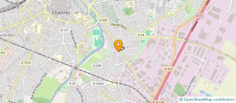 localisation de l'entreprise SARL TEILLEUX BATIMENT à CHARTRES