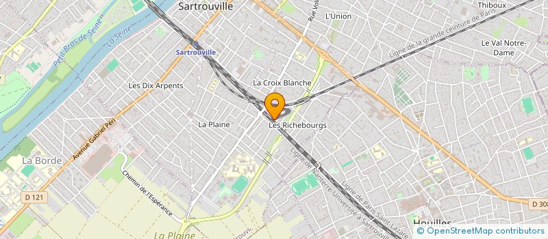 localisation de l'entreprise SARL TEIXEIRA PINTO à SARTROUVILLE