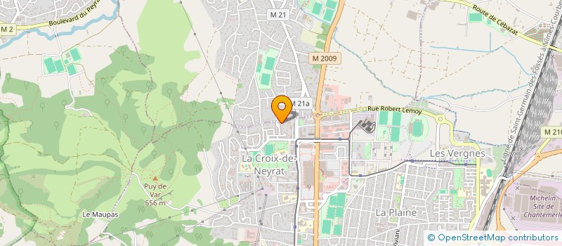 localisation de l'entreprise SARL TEL  CLERMONT FERRAND