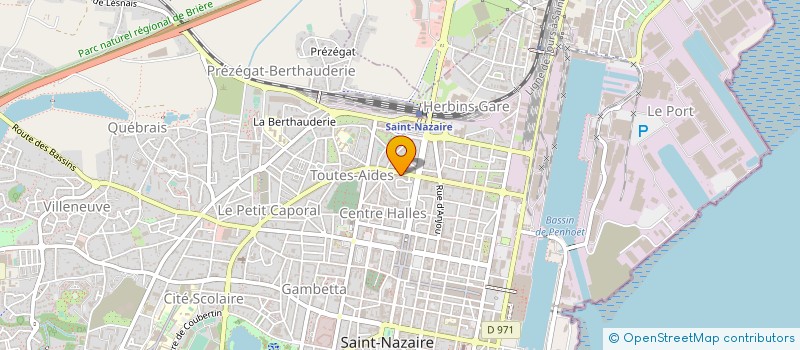 localisation de l'entreprise SARL TELEDIS à SAINT-NAZAIRE