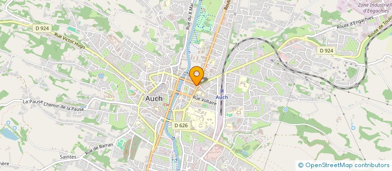 localisation de l'entreprise SARL TELEPHONIE DE LAFAYETTE  AUCH