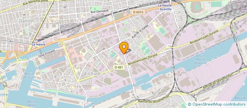 localisation de l'entreprise SARL TELEPRO 76  LE HAVRE