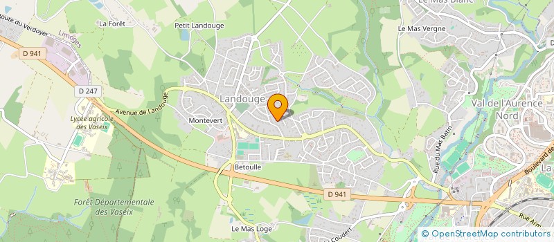localisation de l'entreprise SARL TELLO INVEST à MEUZAC