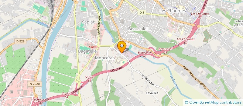 localisation de l'entreprise SARL TEMPE  MONTAUBAN