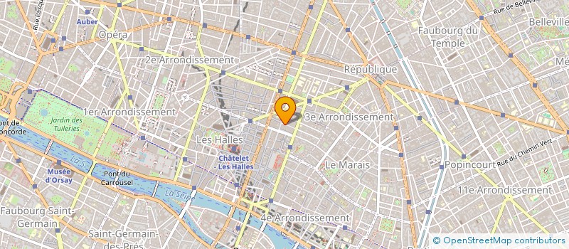 localisation de l'entreprise SARL TEMSA à PARIS