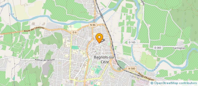 localisation de l'entreprise SARL TENDANCE à BAGNOLS-SUR-CEZE