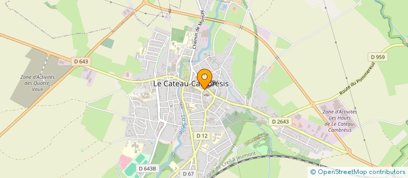 localisation de l'entreprise SARL TENDANCE ZEN à LE CATEAU-CAMBRESIS