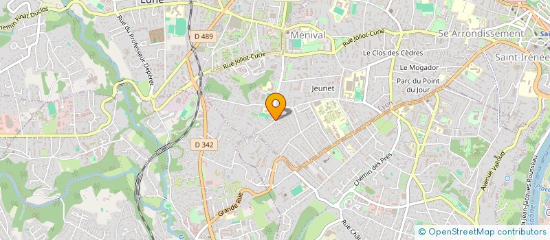 localisation de l'entreprise SARL TENNIS DE LA VALDIERE  LYON