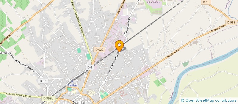 localisation de l'entreprise SARL TENZA  GAILLAC