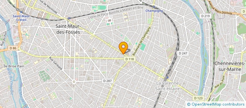 localisation de l'entreprise SARL TEO AMENAGEMENT à SAINT-MAUR-DES-FOSSES