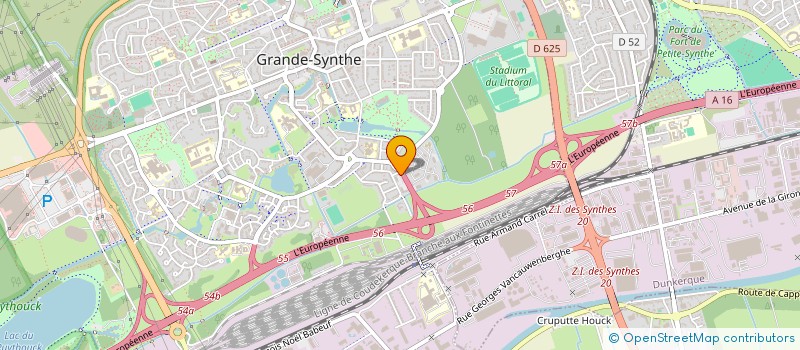 localisation de l'entreprise SARL TEODA à GRANDE-SYNTHE