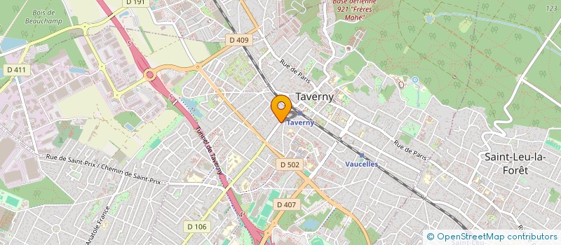 localisation de l'entreprise SARL TEOREM  TAVERNY