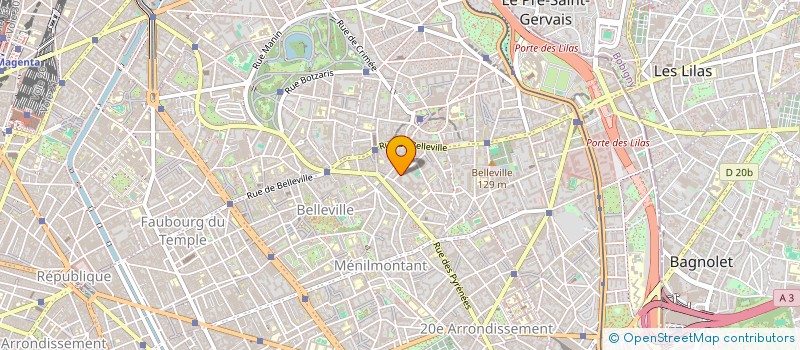 localisation de l'entreprise SARL TEP  PARIS