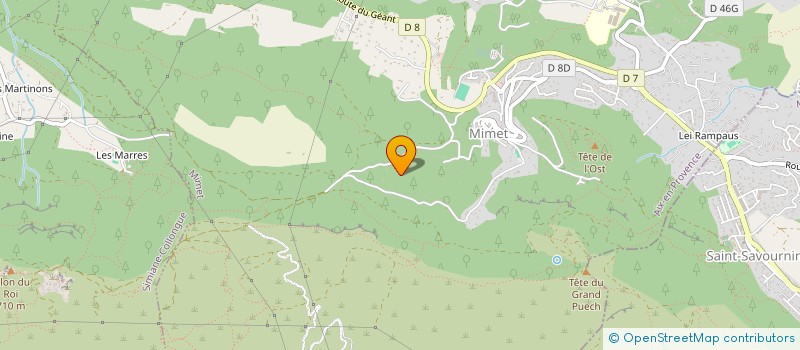 localisation de l'entreprise SARL TERCIEL  MIMET