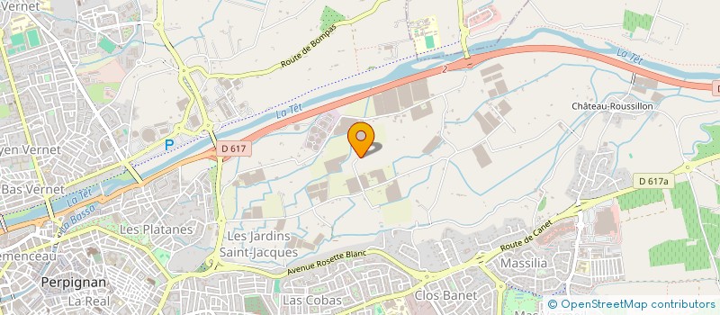 localisation de l'entreprise SARL TERGOIN  PERPIGNAN