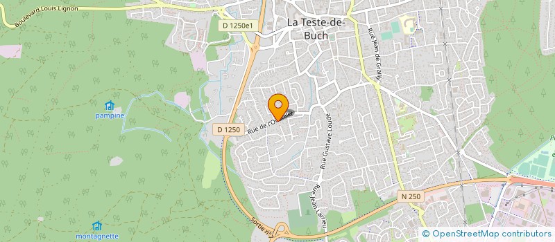 localisation de l'entreprise SARL TERLAND à LA TESTE-DE-BUCH