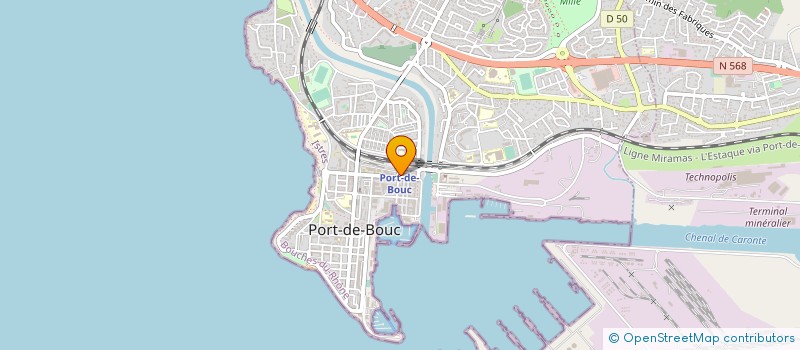 localisation de l'entreprise SARL TERMINUS à PORT-DE-BOUC