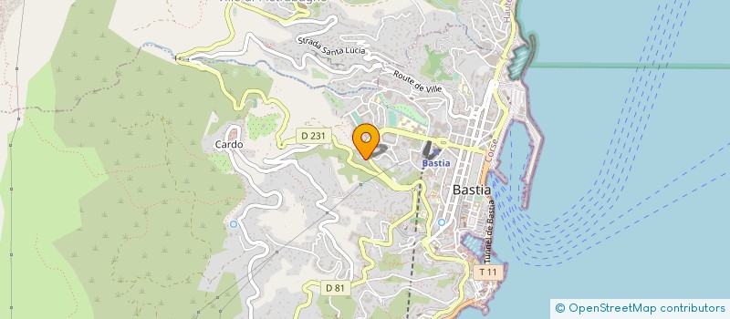 localisation de l'entreprise SARL TERRA BELLA à BASTIA