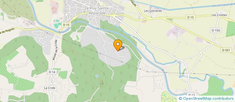 localisation de l'entreprise SARL TERRACINA  LE PUY-SAINTE-REPARADE