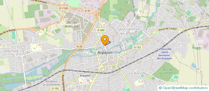 localisation de l'entreprise SARL TERRAINS SETIMA ET TRANSACTIONS à ARPAJON