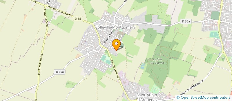 localisation de l'entreprise SARL TERRASSEMENT DUDOUIT à COLLEVILLE-MONTGOMERY
