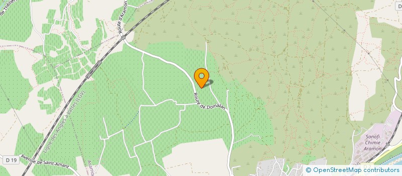 localisation de l'entreprise SARL TERRASSEMENT LOCATION ARAMON TP  ARAMON