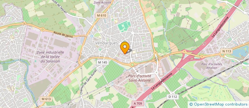 localisation de l'entreprise SARL TERRE D'HARMONIE  VENDARGUES