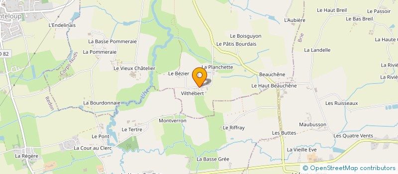 localisation de l'entreprise SARL TERRE & VERT  CORPS-NUDS