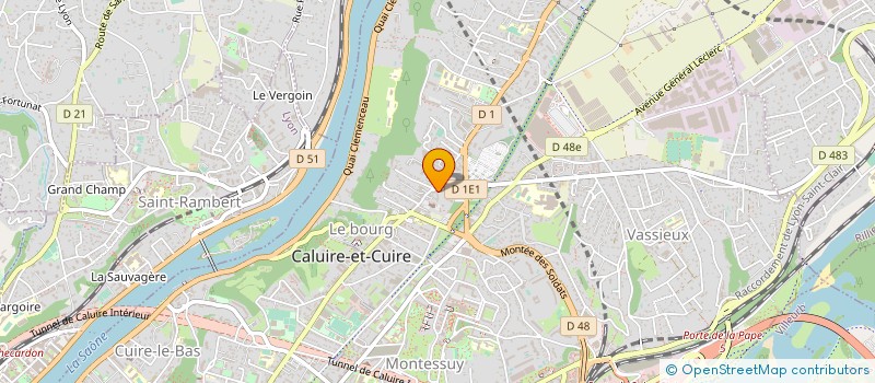 localisation de l'entreprise SARL TERRES D AMBRE à CALUIRE-ET-CUIRE