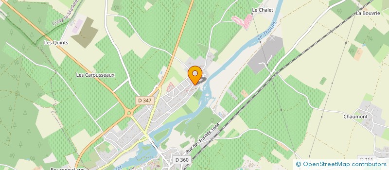 localisation de l'entreprise SARL TERRES EN DEVENIR  MONTREUIL-BELLAY