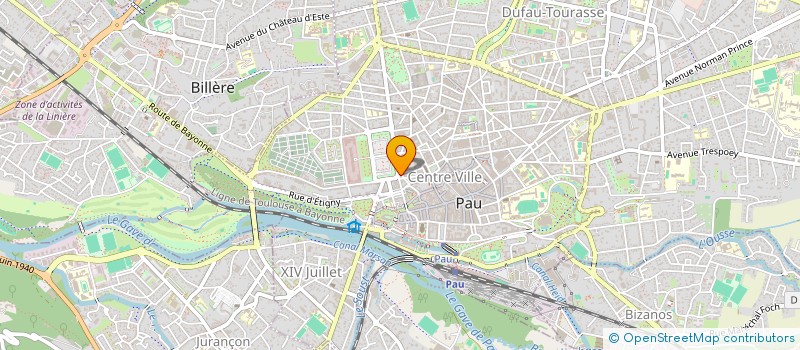 localisation de l'entreprise SARL TERRES EVASION à PAU