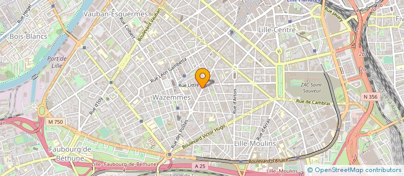 localisation de l'entreprise SARL TERRITOIRE D'IMAGE à LILLE