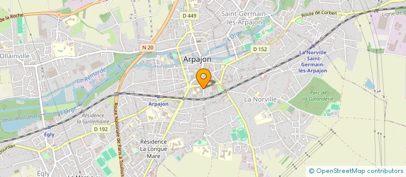 localisation de l'entreprise SARL TESSA à ARPAJON