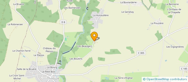 localisation de l'entreprise SARL TESSIER IMMO  THILOUZE