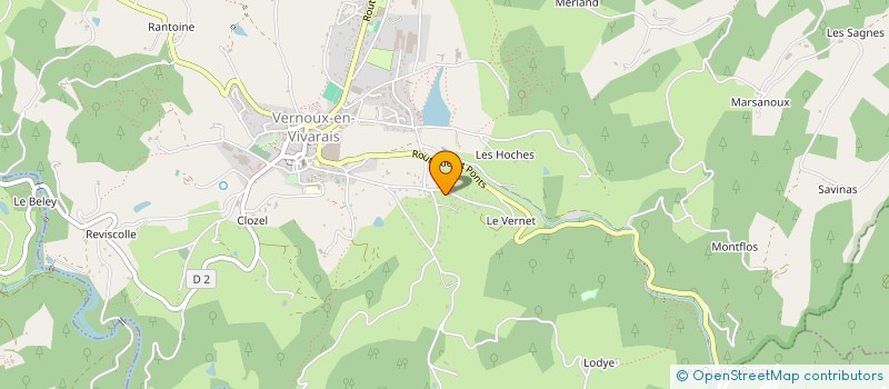 localisation de l'entreprise SARL TESTARD à VERNOUX-EN-VIVARAIS