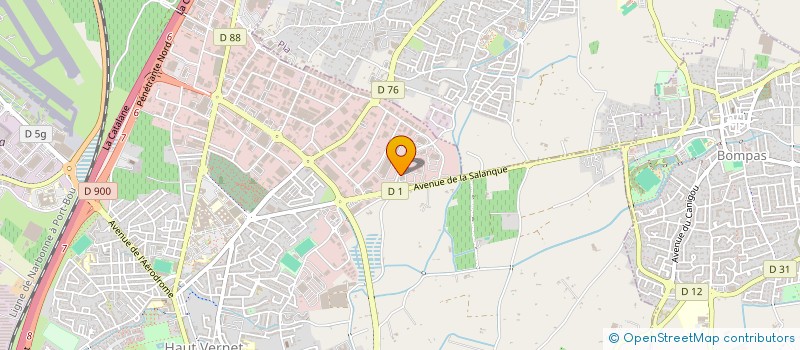 localisation de l'entreprise SARL TET MED INDUSTRIE  PERPIGNAN