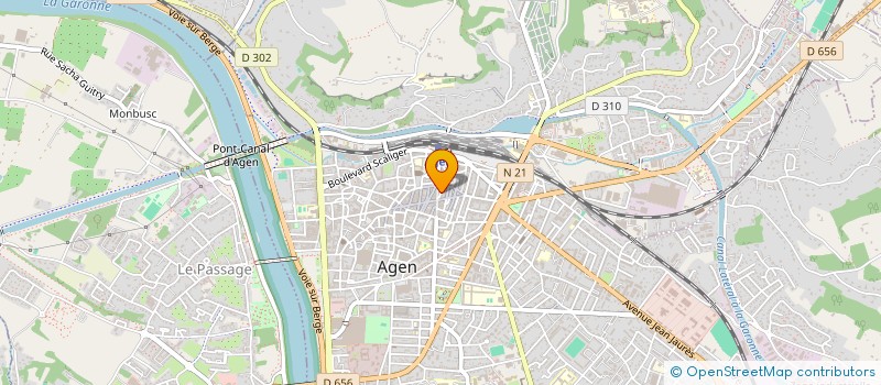 localisation de l'entreprise SARL TETE DE LINOTTE  AGEN