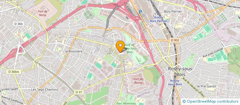 localisation de l'entreprise SARL TETRA COURSES à ROSNY-SOUS-BOIS