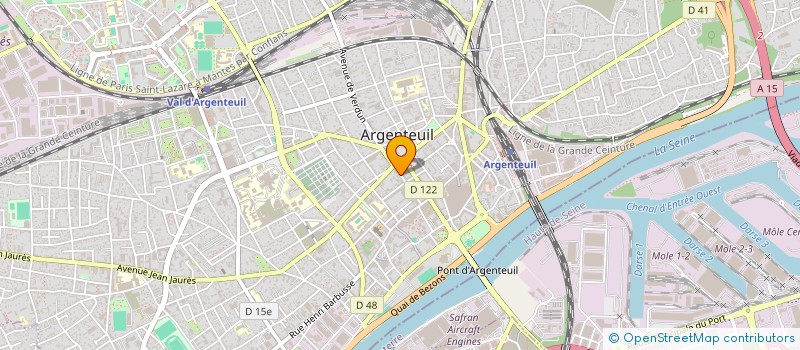 localisation de l'entreprise SARL TEX à ARGENTEUIL