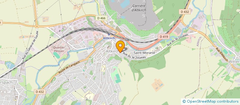 localisation de l'entreprise SARL TEX HAND CO à ALTKIRCH