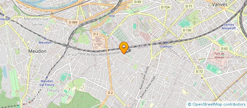 localisation de l'entreprise SARL TEXTILE FLASH à CLAMART