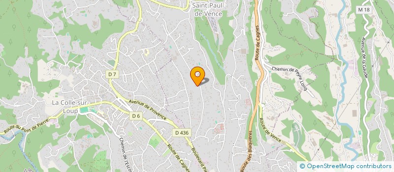 localisation de l'entreprise SARL TEXTILES CONSEILS à SAINT-PAUL-DE-VENCE