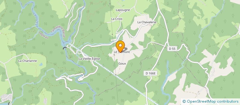 localisation de l'entreprise SARL TEYSENDIER  SAINT-PANTALEON-DE-LAPLEAU