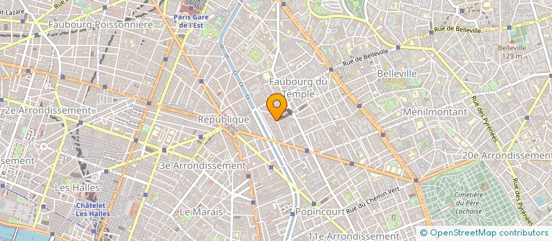 localisation de l'entreprise SARL TEZ  PARIS