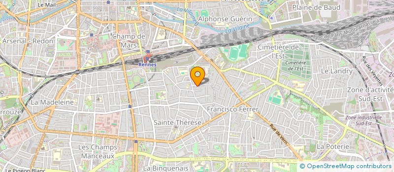 localisation de l'entreprise SARL TFRANDCO  RENNES