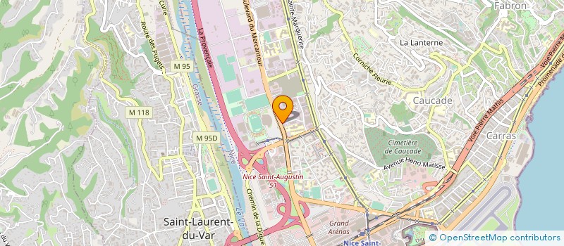 localisation de l'entreprise SARL TG TELECOM  NICE